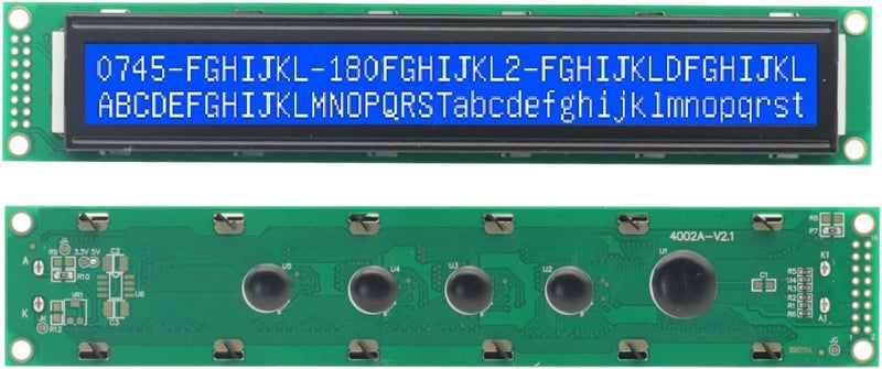 GODIYMODULES 1PCS 40x2 4002 40 * 2 Character LCD Module Display Blue with Backlight for Arduino Characters Display - Image 1